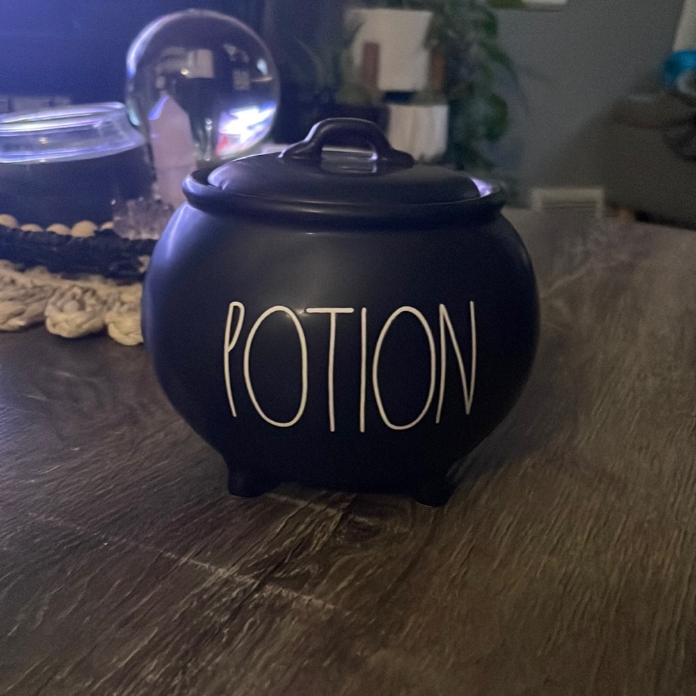 rae dunn potion canister